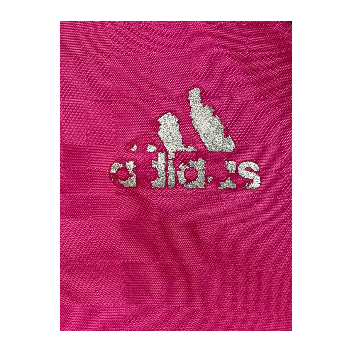 Vintage Adidas Women's ClimaProof Soft Shell Athletic Running Windbreaker Pink M
