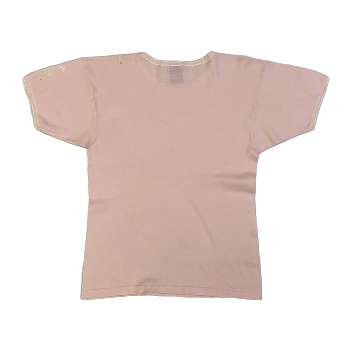 Harley Davidson Women's Short Sleeve Baby Pink T Shirt XL Made USA