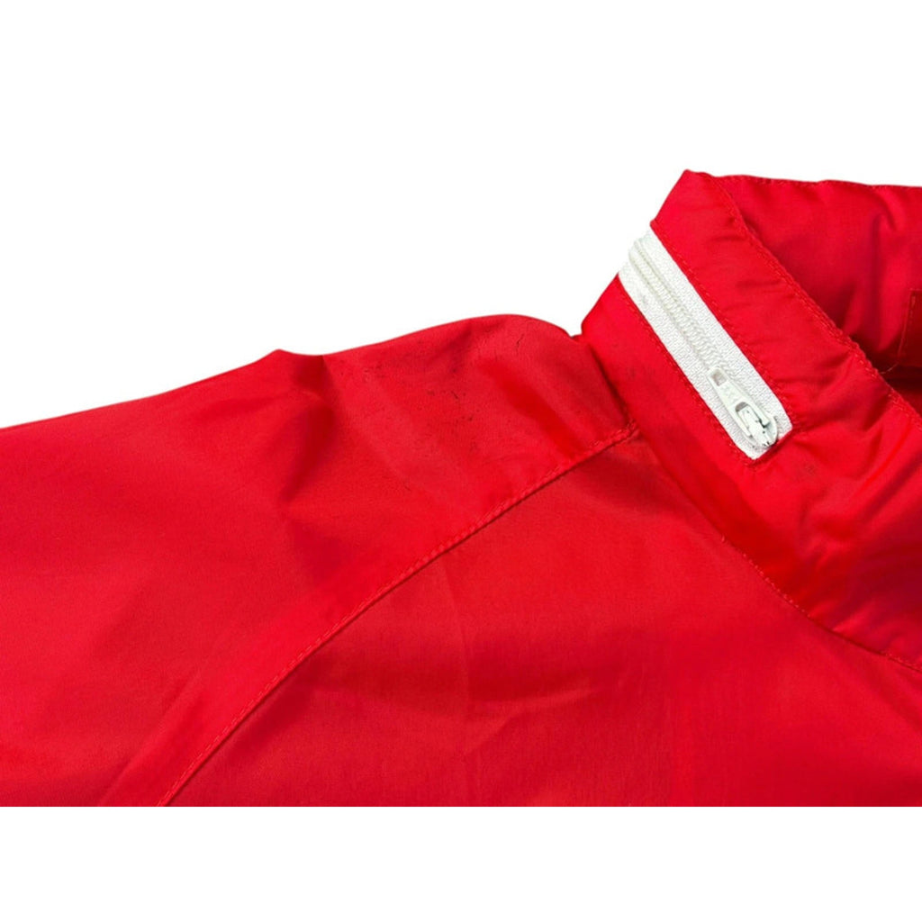M Tanaka Japan Vintage 1980s University Full Zip Windbreaker Red L