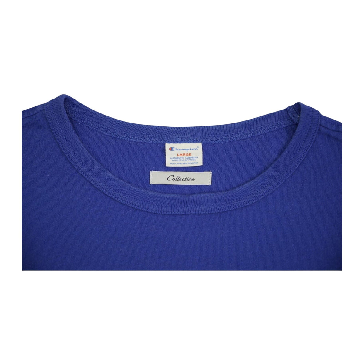 Champion Women's New York City Short Sleeve T Shirt Blue L