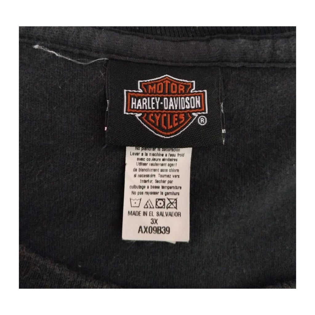 Harley Davidson Women's Genuine Graphic Short Sleeve T Shirt Black 3XL