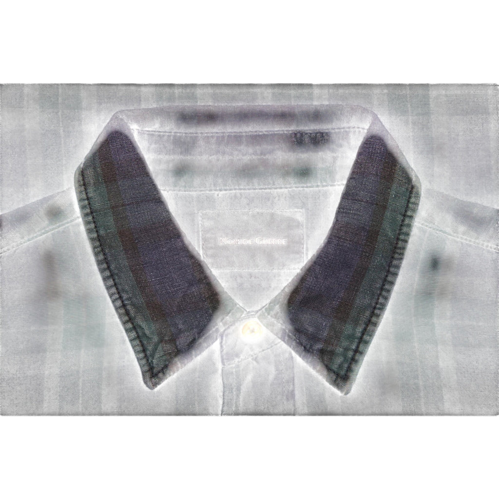 Nom De Guerre Quarter Sleeve Button Up Plaid Shirt Green M