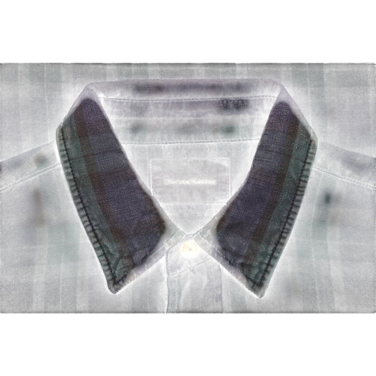 Nom De Guerre Quarter Sleeve Button Up Plaid Shirt Green M