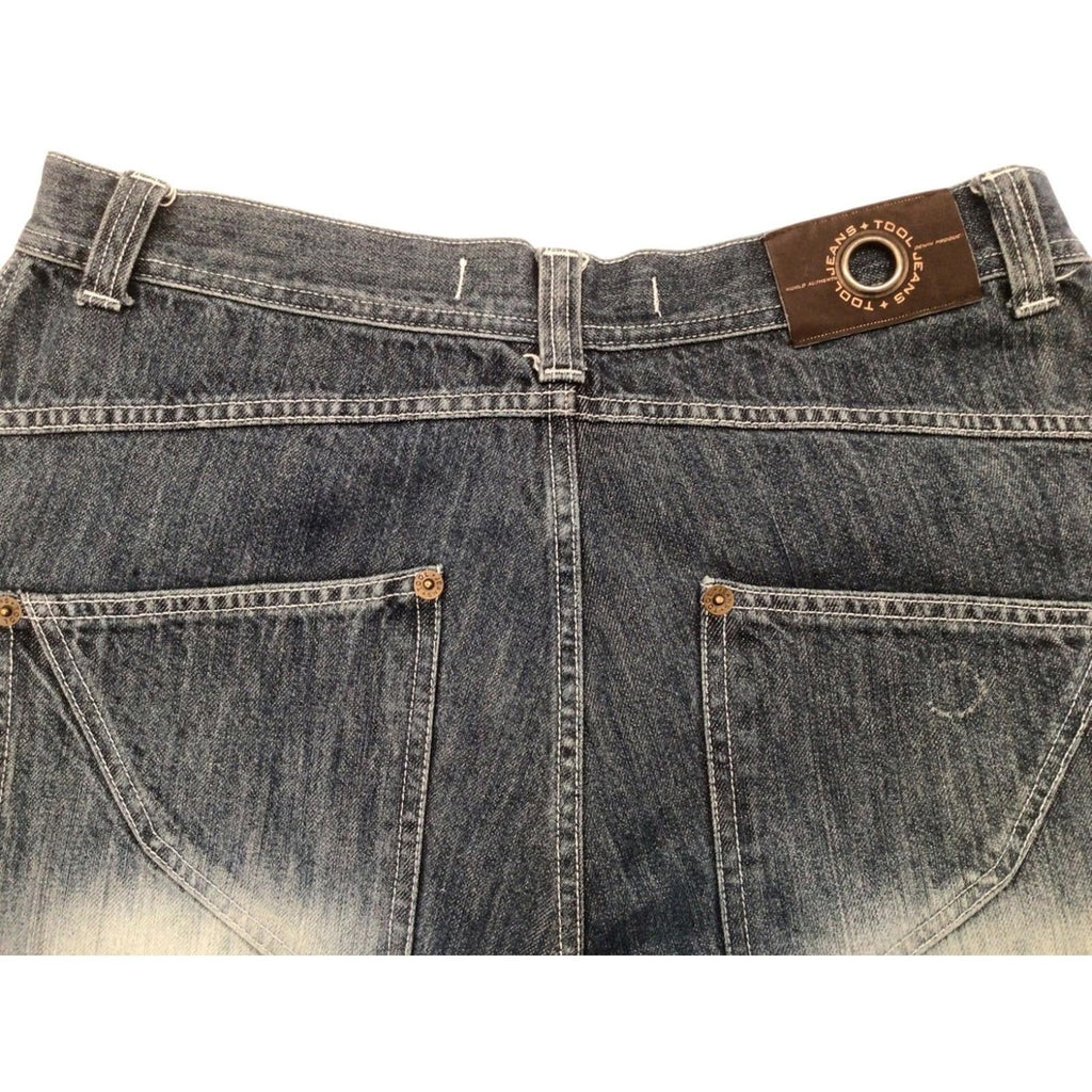 Tool Jeans Y2K Faded Wide Leg Denim Jean W36 L34