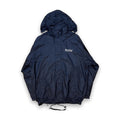 KooGa Rugby Y2K Mesh Lined Hooded Windbreaker Black XL