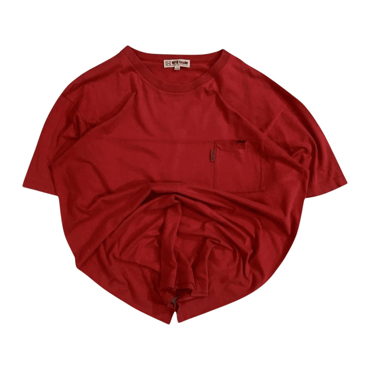 Thai Vintage NPB Short Sleeve Pocket T Shirt Red XXL