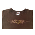 Harley Davidson Logo Short Sleeve T Shirt Brown 2XL