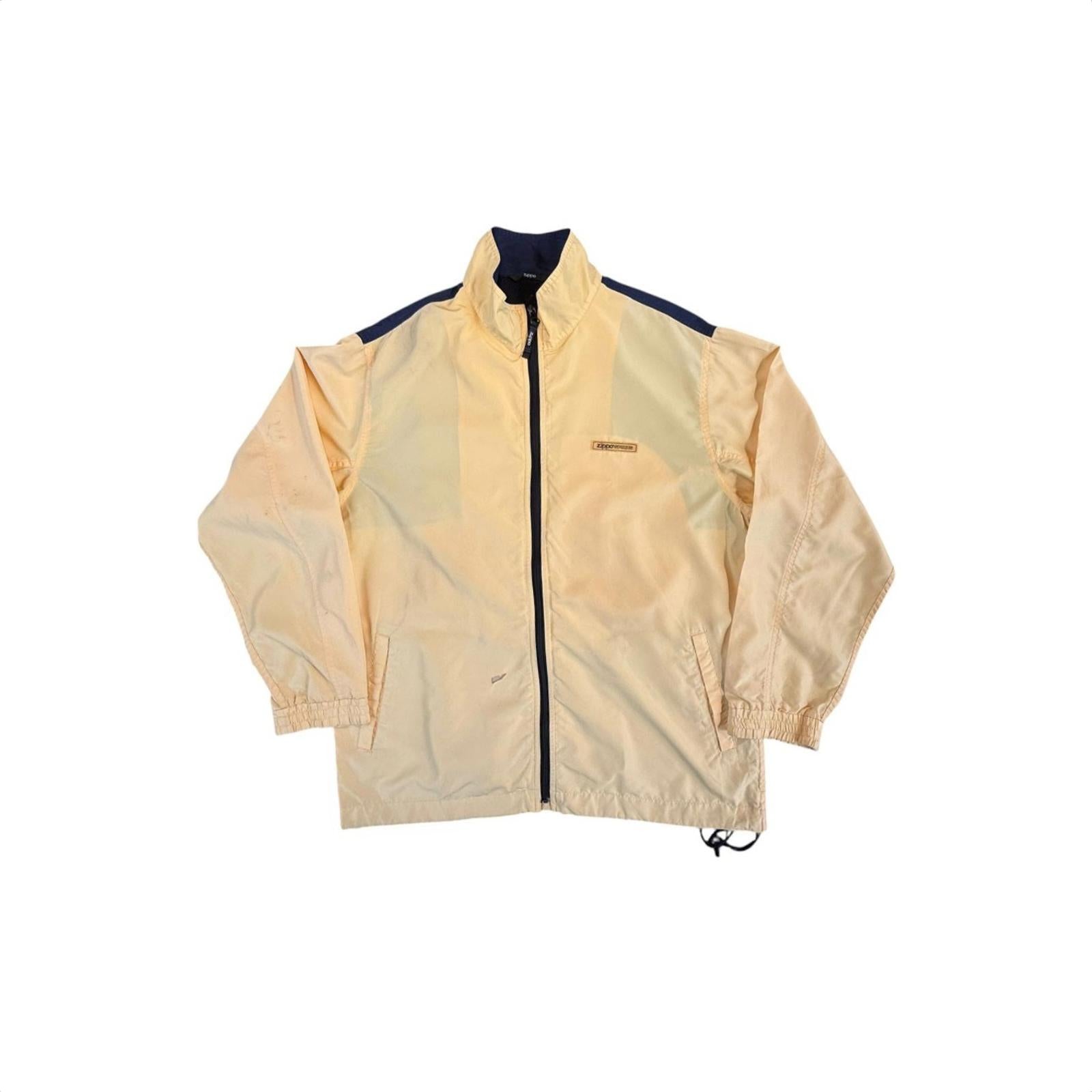Zippo Vintage 90s Windbreaker Yellow XL