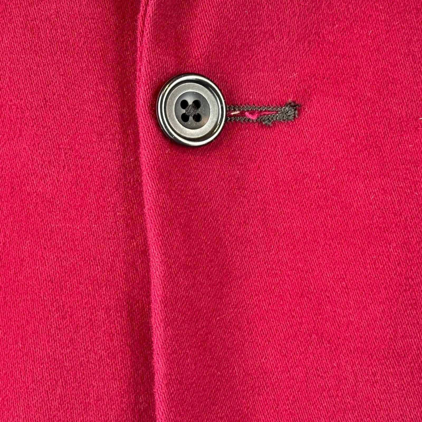 John Peters Vintage 1970s Made in England Wool Blazer Red S