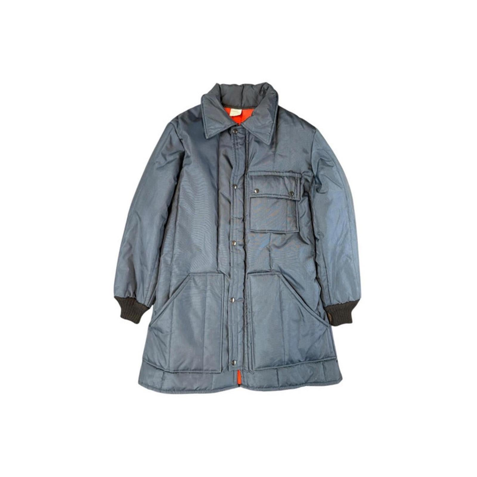 Vintage 1980s Walls Blizzard ‘Pruf’ Insulated Cold Weather Jacket Made Grey L