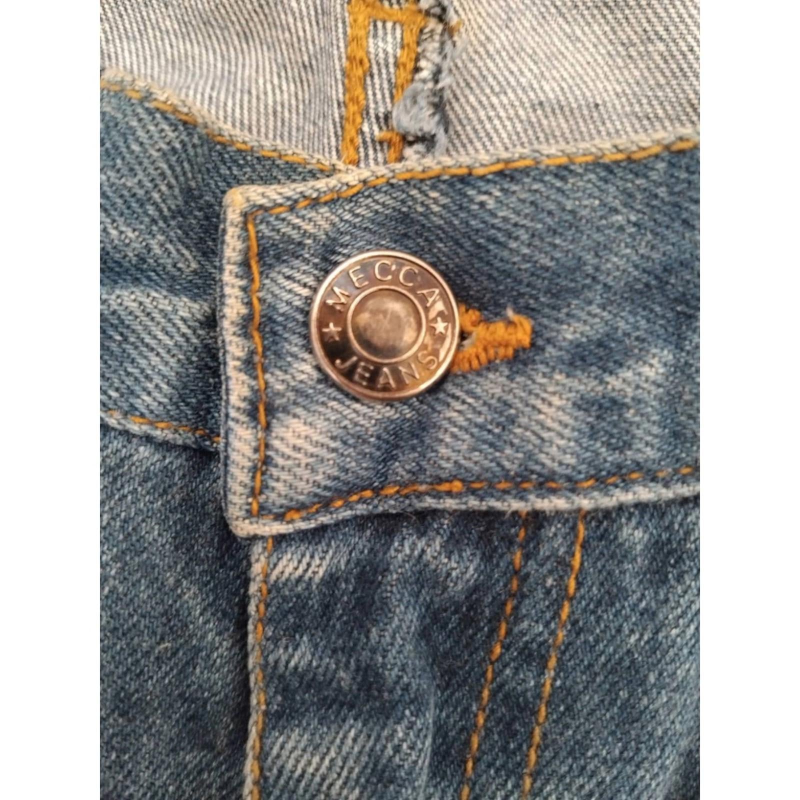 Mecca Y2K Men's Hip Hop Relaxed Fit Denim Jeans W30 L25