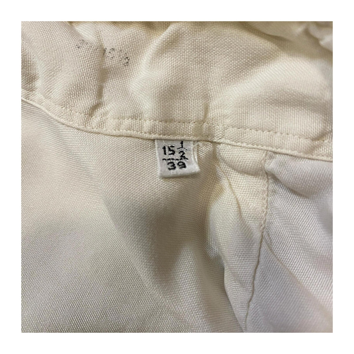 Bagutta Made in Italy Vintage Button Up Shirt Cream L