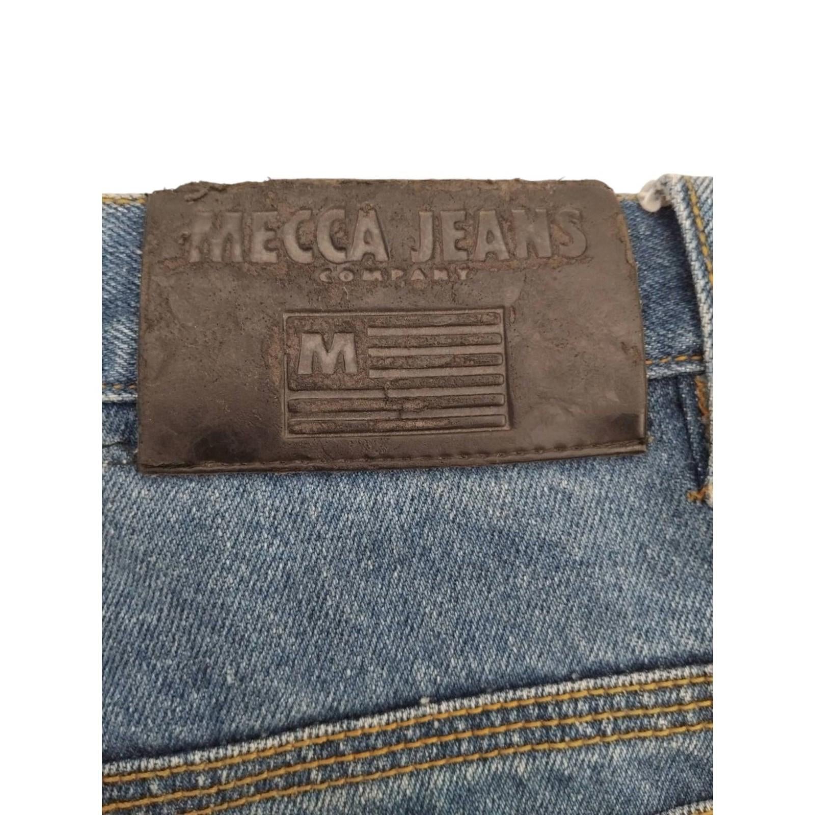 Mecca Y2K Men's Hip Hop Relaxed Fit Denim Jeans W30 L25