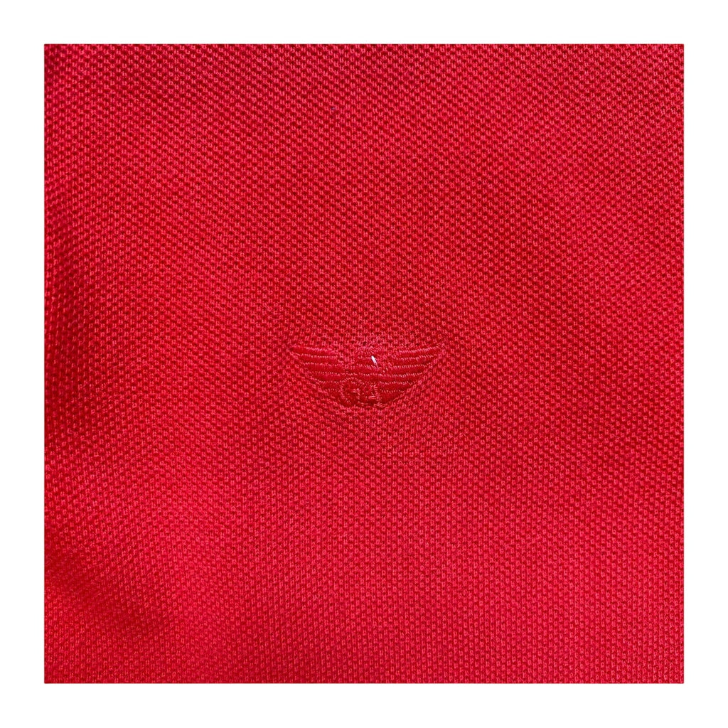 Classics of Emporio Armani Polo Shirt Gold Label Vintage 1980's Red XL