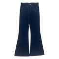 Soho Deadstock Women's Y2K Flared Corduroy Jean Black 14R