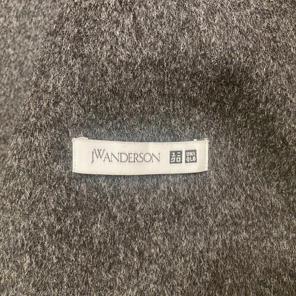 JW Anderson X Uniqlo Women's Wool Blend Coat Grey L