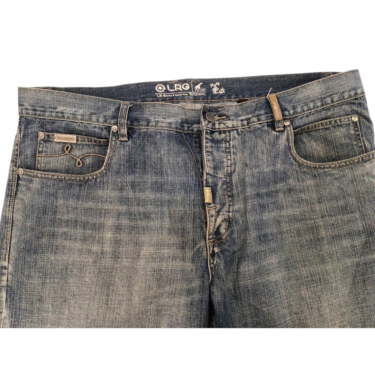LRG Hip Hop Baggy Denim Jeans Y2K W34 L25