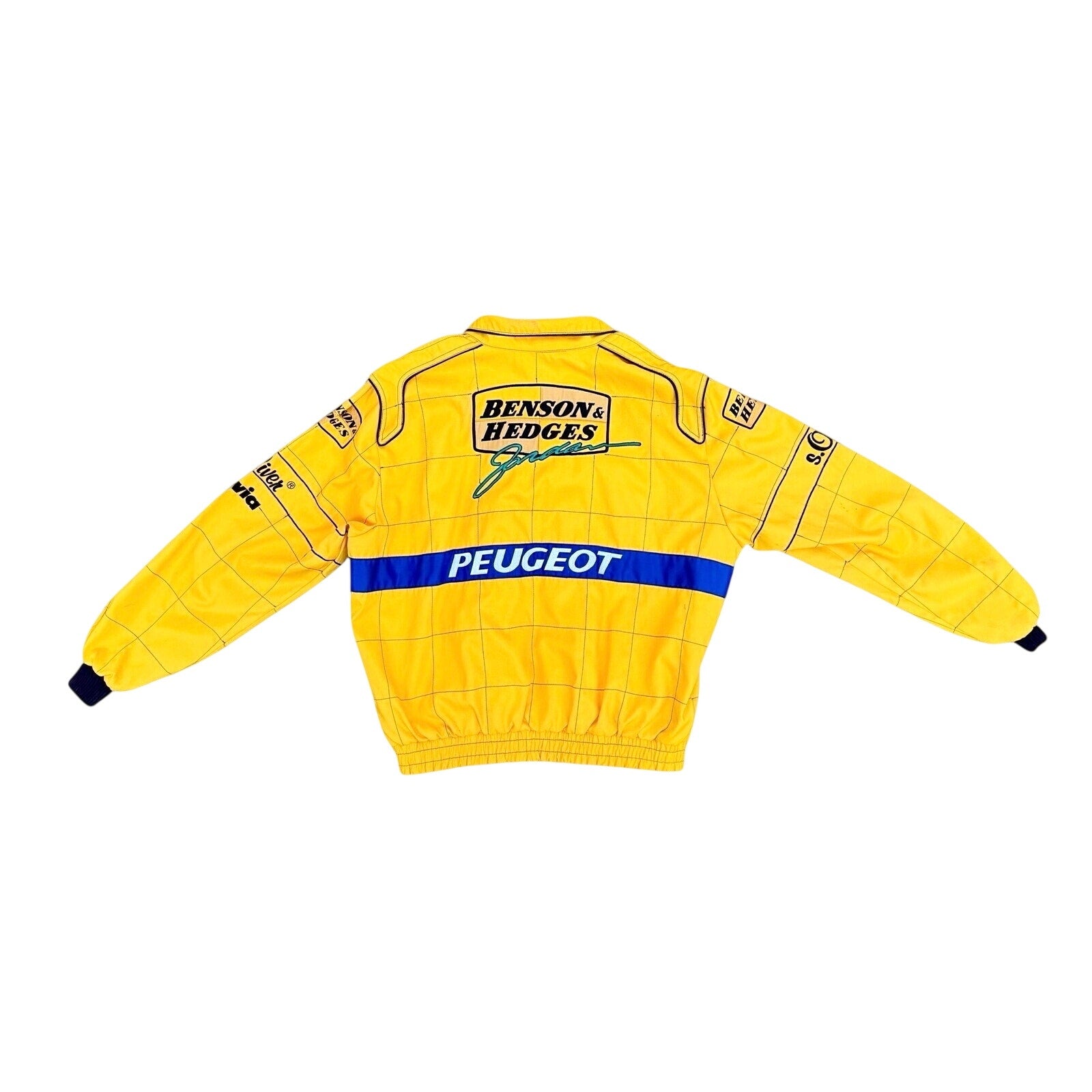 Vintage Sparco Jordan F1 Benson & Hedges Peugeot Racing Jacket Italy Size XXL