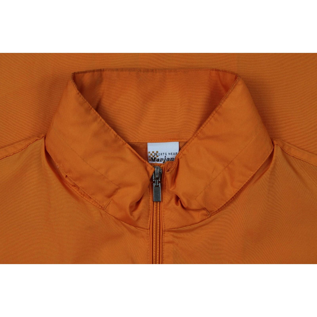 Marjane Long Sleeve Bio Farm Zip Up Windbreaker Orange 2XL