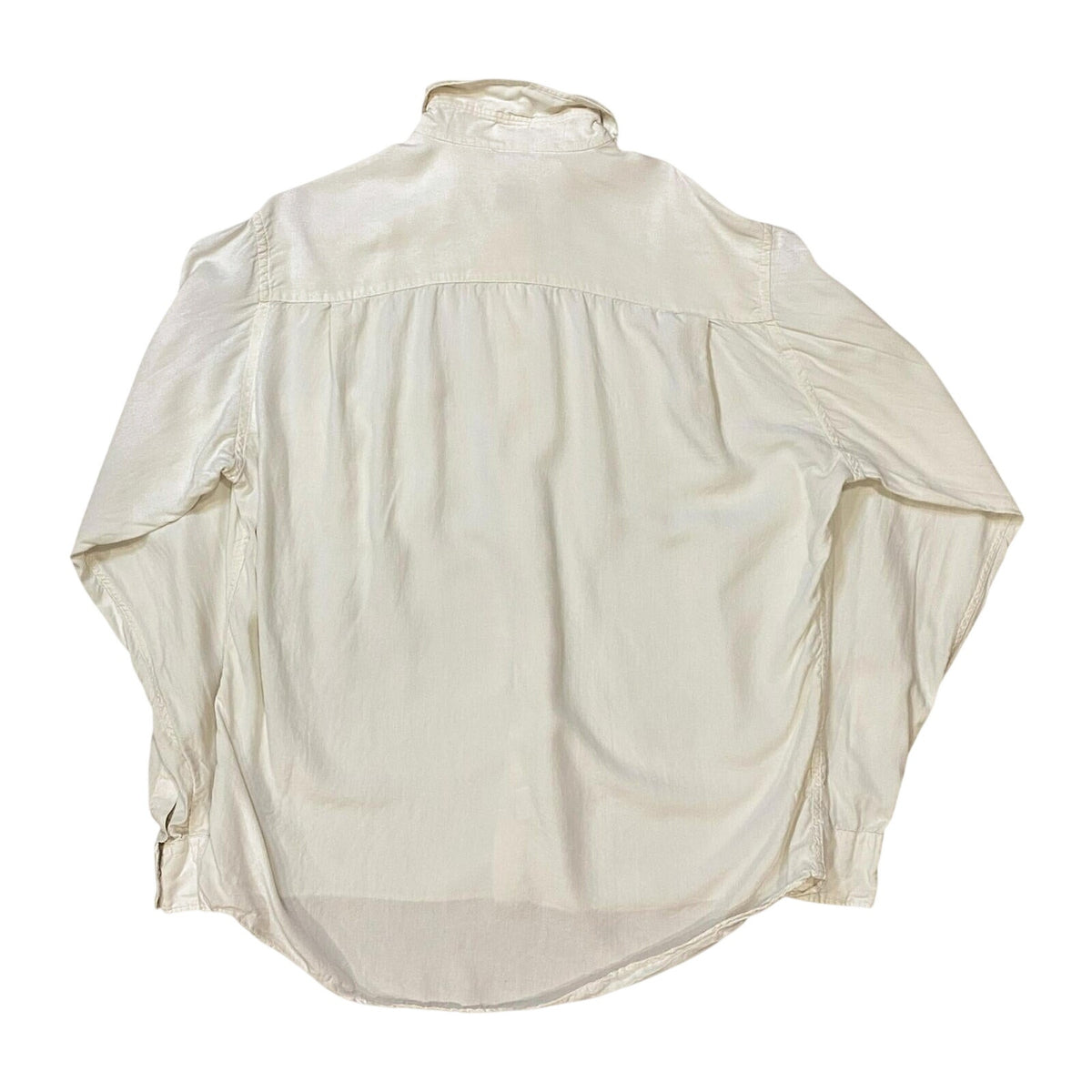Bagutta Made in Italy Vintage Button Up Shirt Cream L