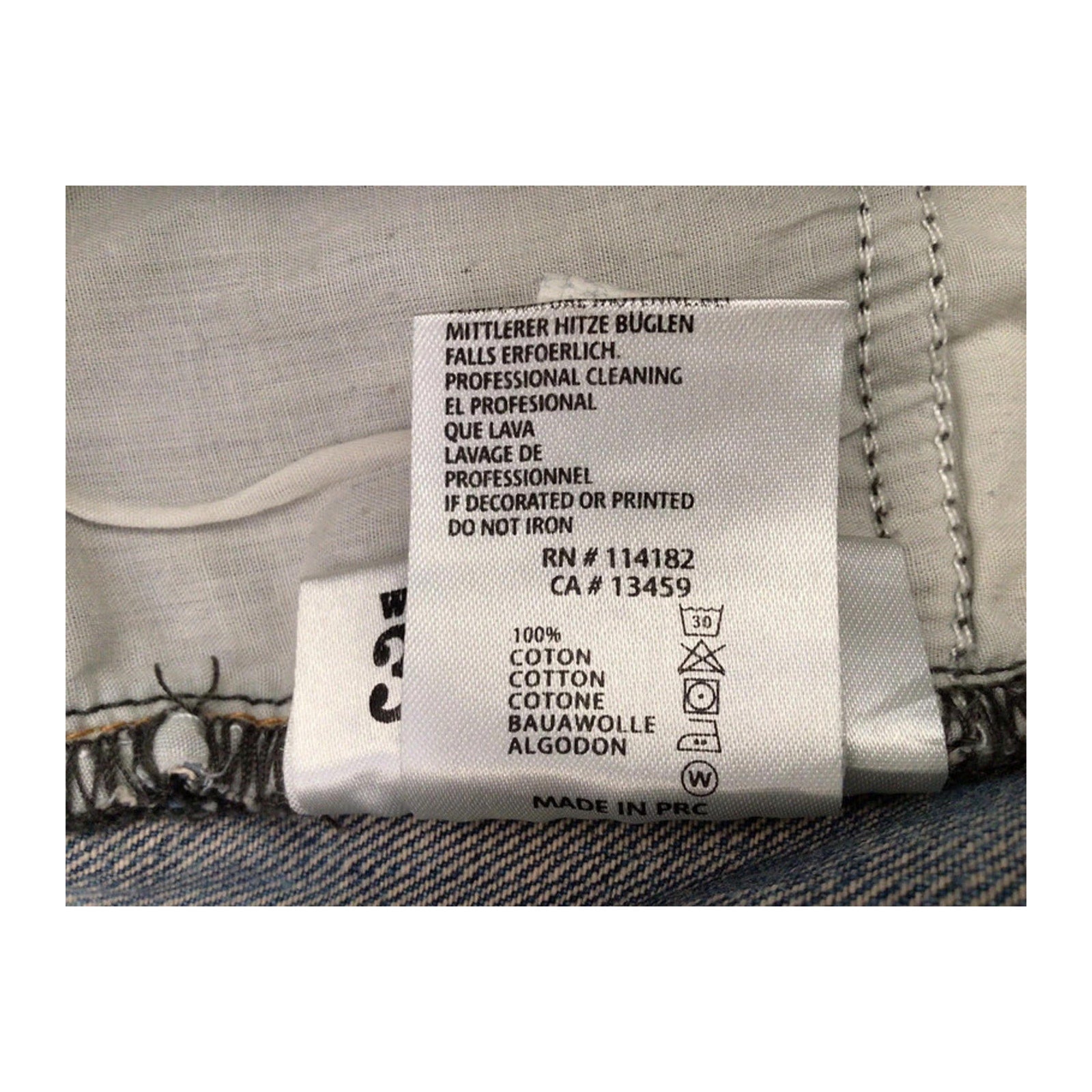 Ed Hardy Hip Hop Baggy Y2K Denim Jeans W32 L32