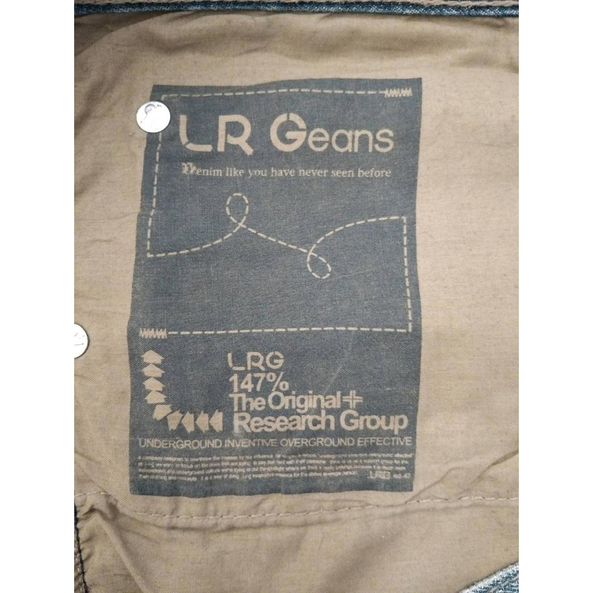 LRG Hip Hop Baggy Denim Jeans Y2K W34 L25