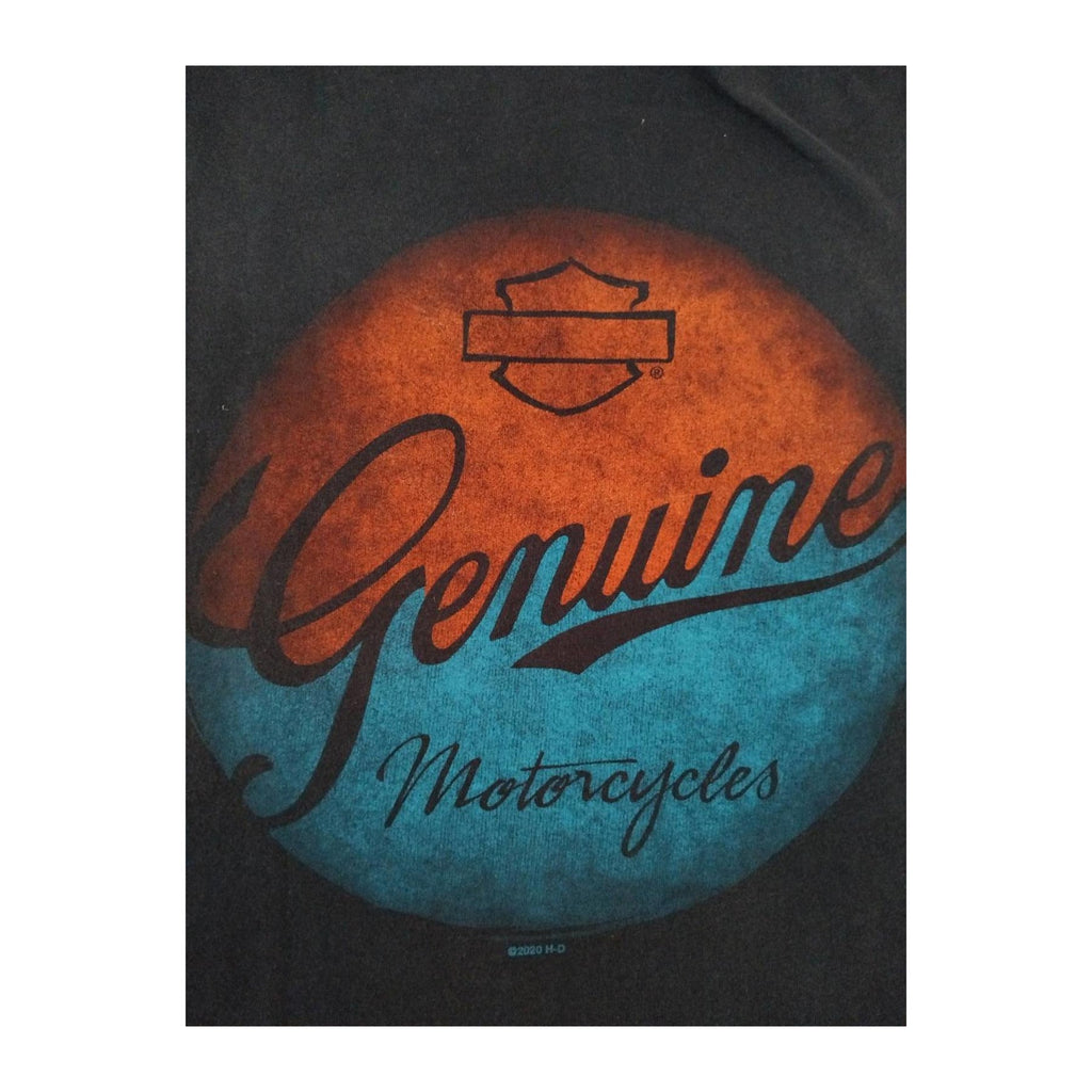 Harley Davidson Women's Genuine Graphic Short Sleeve T Shirt Black 3XL