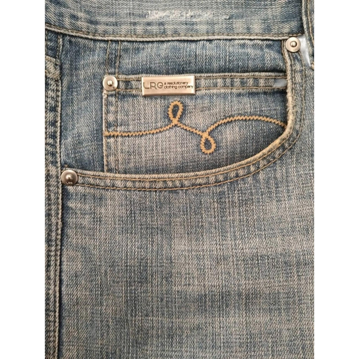 LRG Hip Hop Baggy Denim Jeans Y2K W34 L25