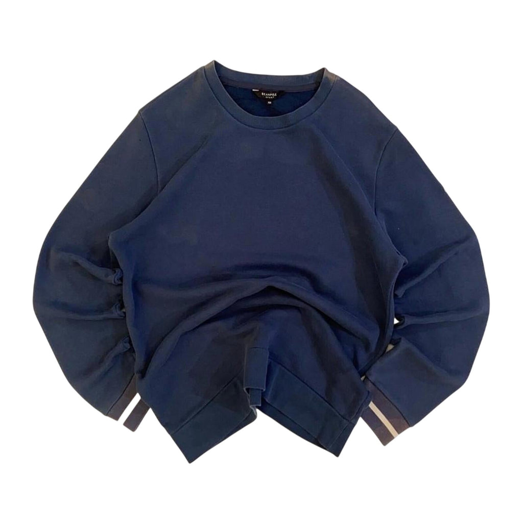 Bean Pole Korea Women's Y2K Casual Sweatshirt Navy L