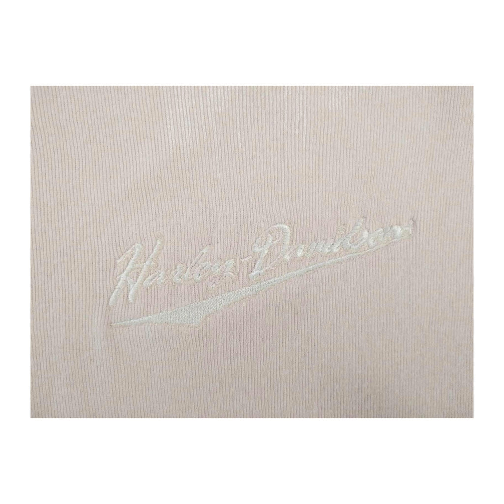 Harley Davidson Women's Short Sleeve Baby Pink T Shirt XL Made USA