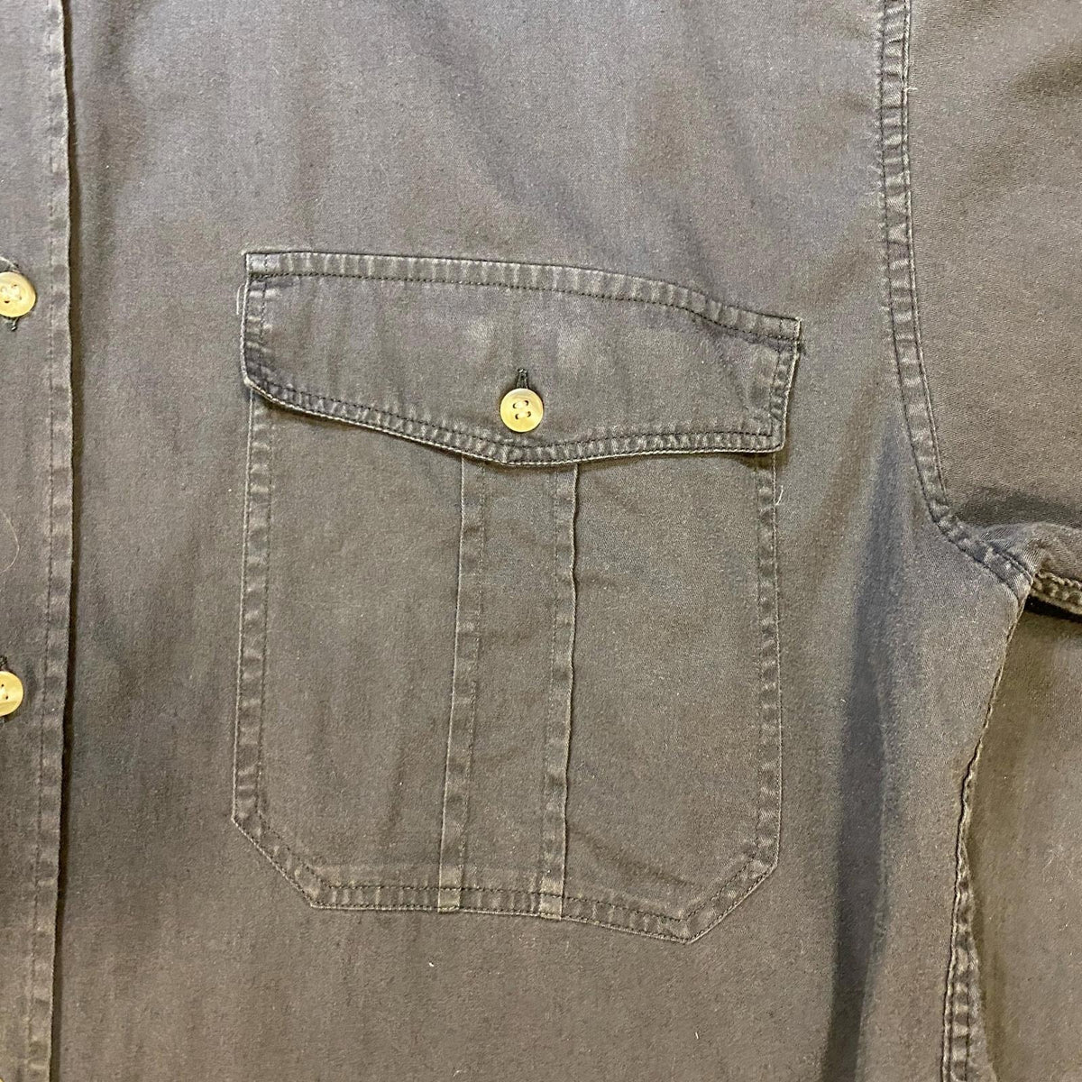 Vintage Kenzo Homme Button Up Grey L