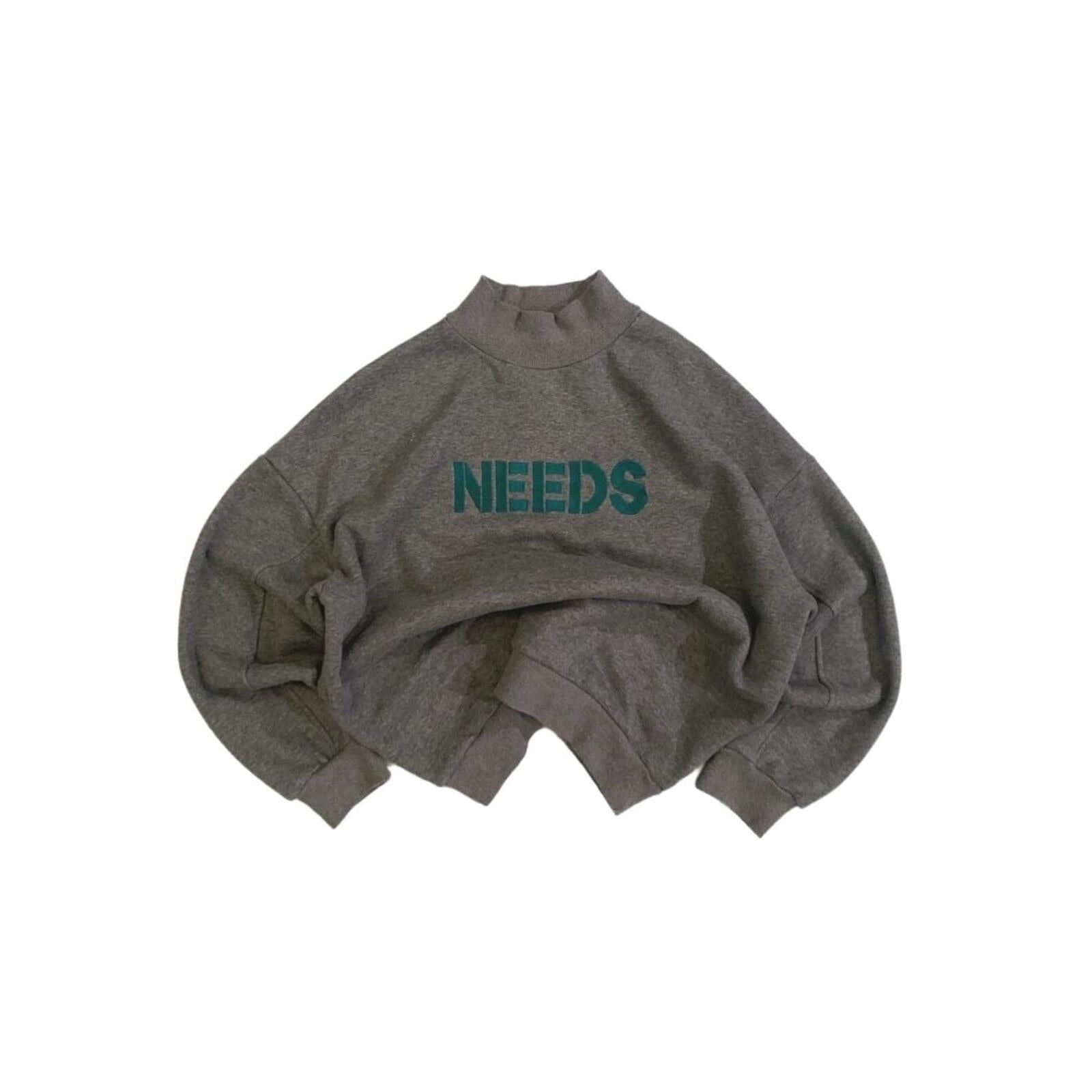 Needs Cloud Space Women's Japanese Sweatshirt Grey L