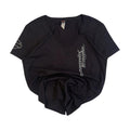 Vintage Harley Davidson Women's Screamin Eagle V Neck T Shirt Black M