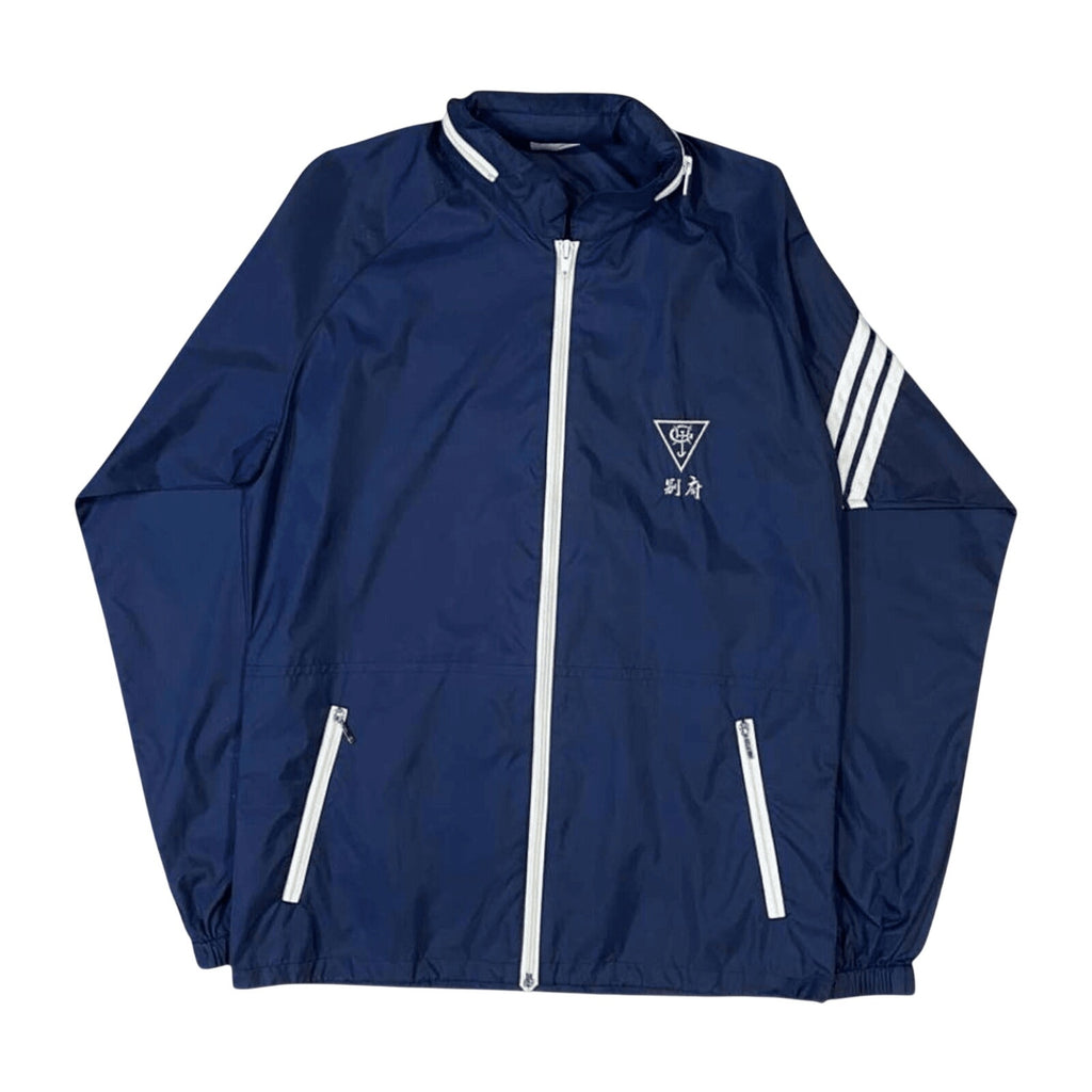 Vintage 1970's Adidas Descente Made in Japan Jacket 3 Stripes Navy M BNWOT