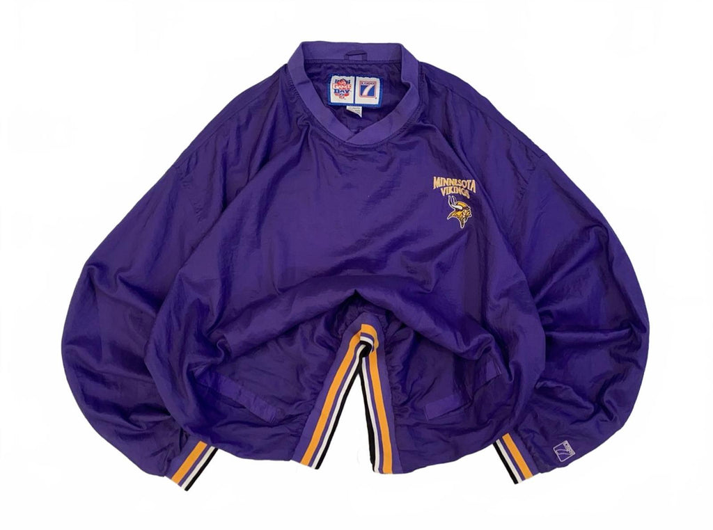 NFL Minnesota Vikings Game Day Pullover Windbreaker Purple 2XL