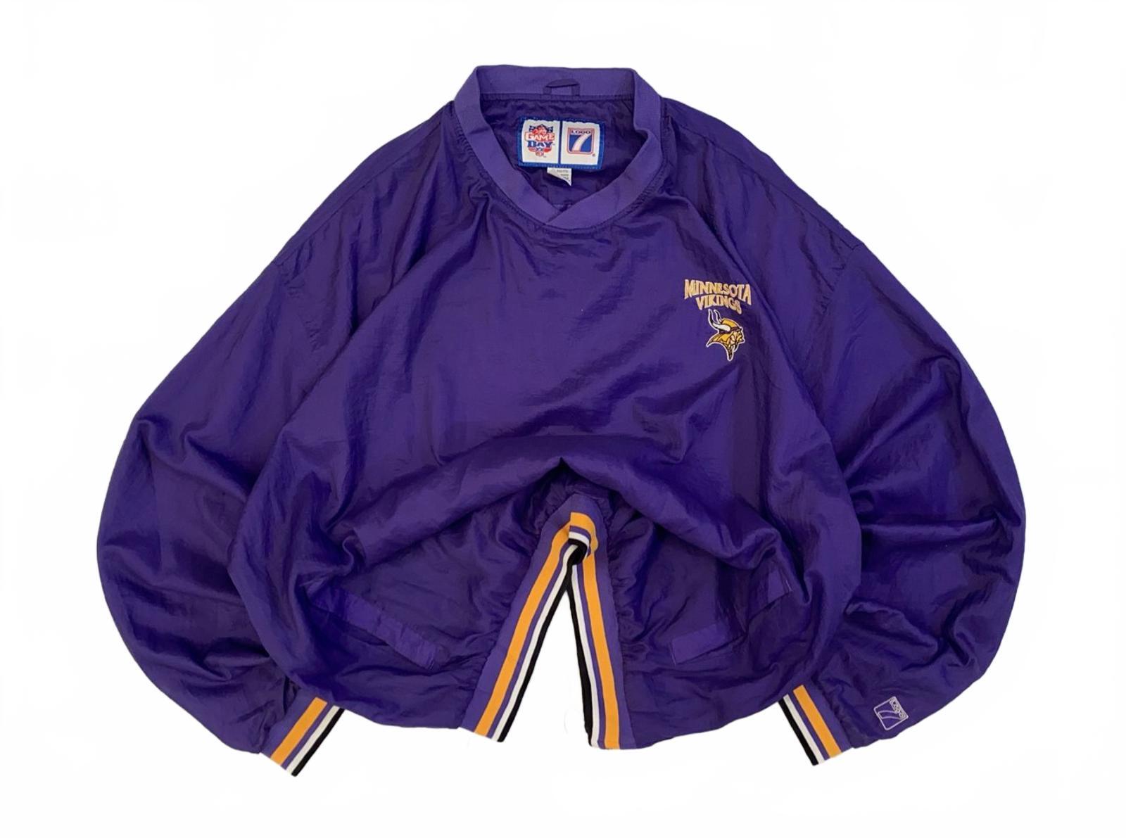 NFL Minnesota Vikings Game Day Pullover Windbreaker Purple 2XL