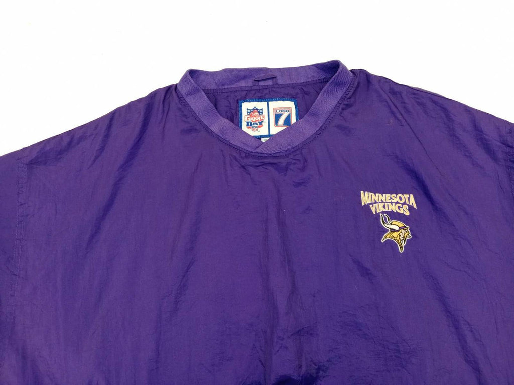 NFL Minnesota Vikings Game Day Pullover Windbreaker Purple 2XL