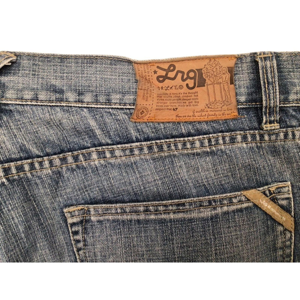 LRG Hip Hop Baggy Denim Jeans Y2K W34 L25