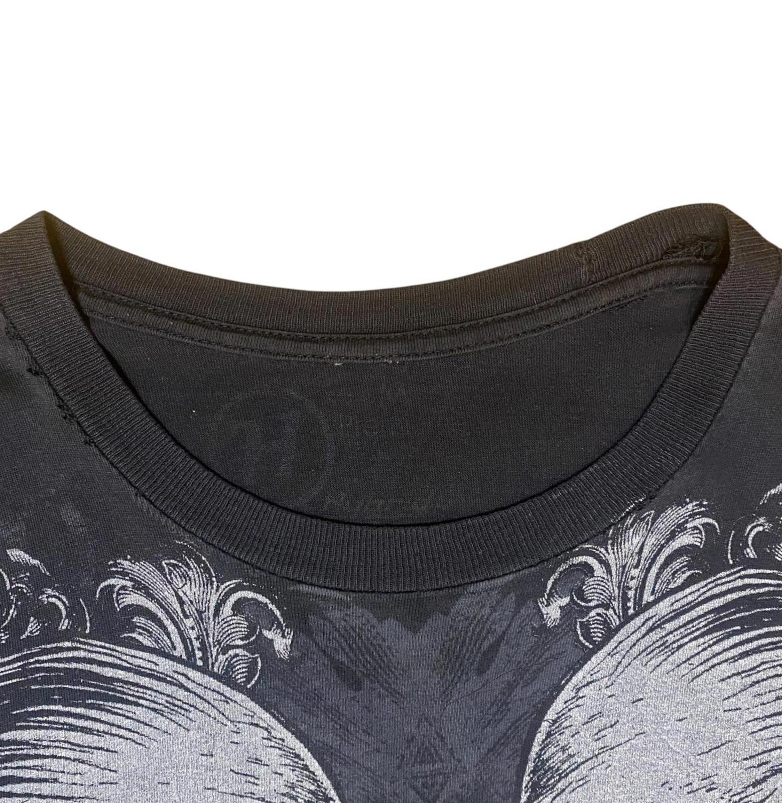 Y2K Skull2SKull Graphic T Shirt Black M