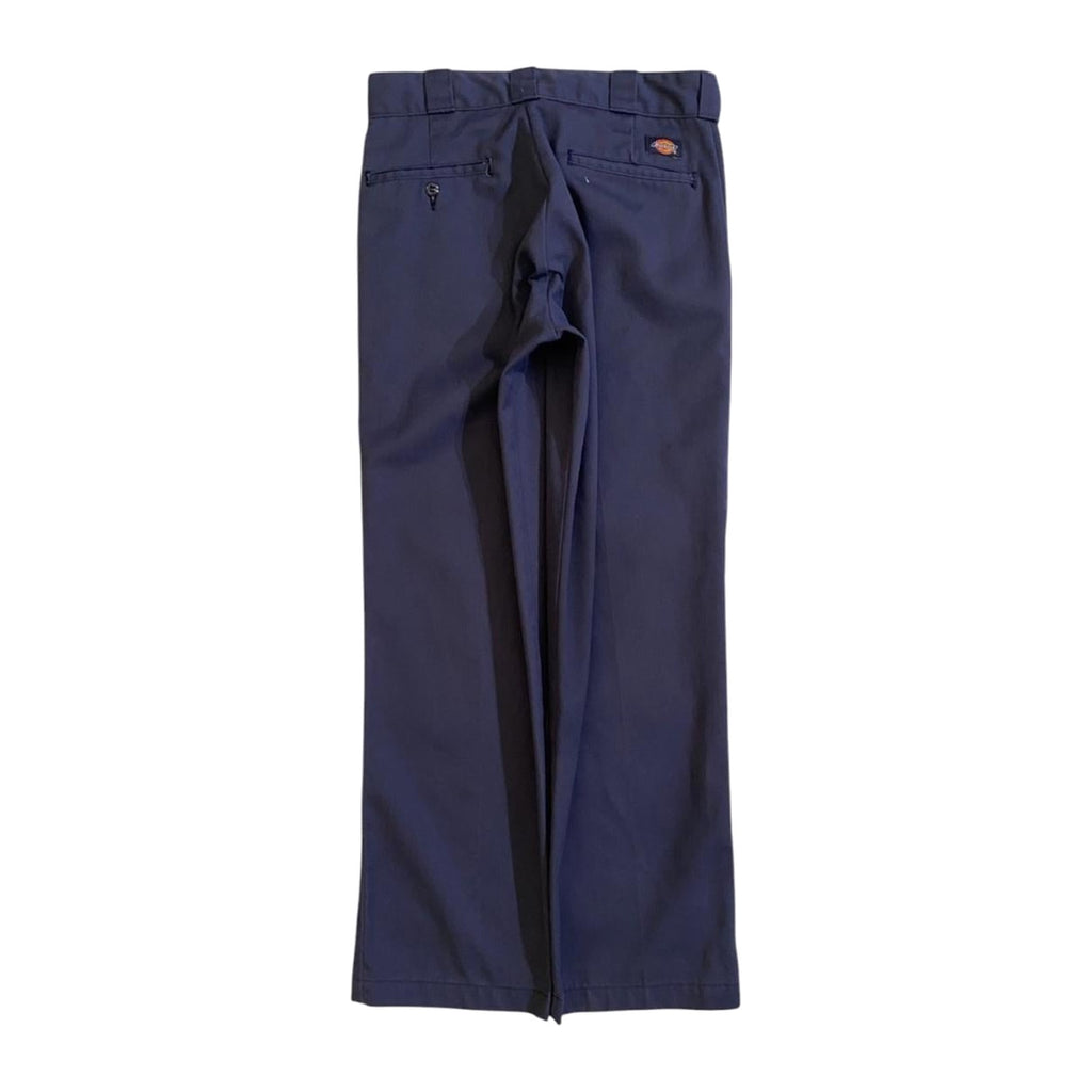 Vintage Dickies 874 Original Fit Straight Leg Trouser Navy W30 L30
