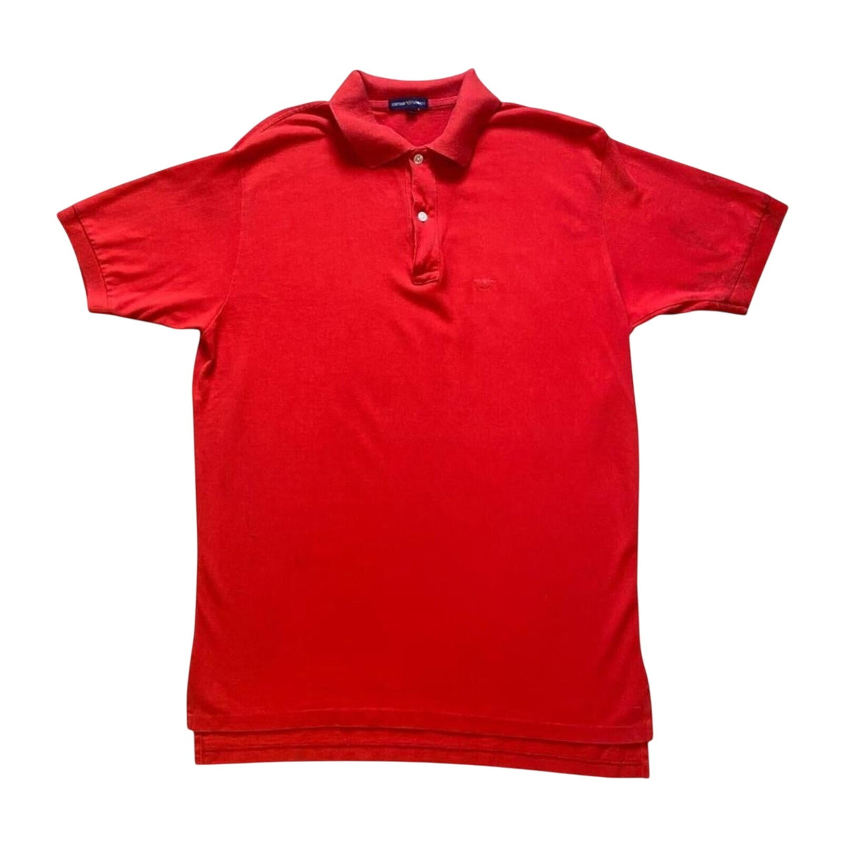 Classics of Emporio Armani Polo Shirt Gold Label Vintage 1980's Red XL