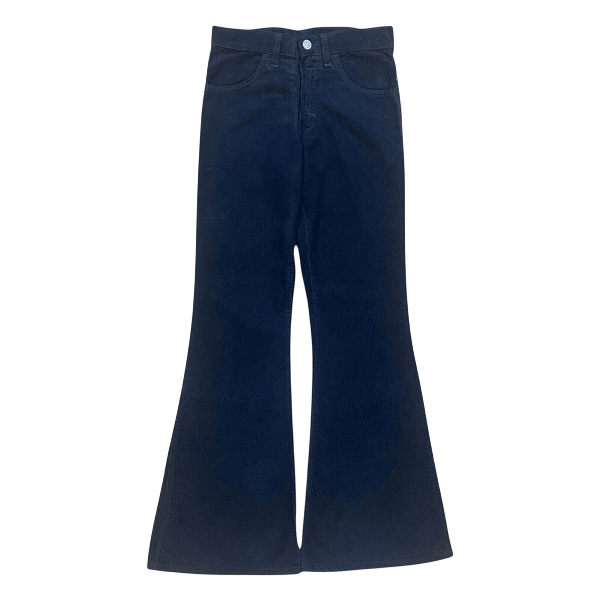 Soho Deadstock Women's Y2K Flared Corduroy Jean Black 14L
