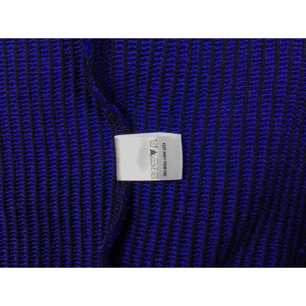 Nasir Mazhar A/W 2016 Men's Two Tone Multi Zip Sweater Blue Size L