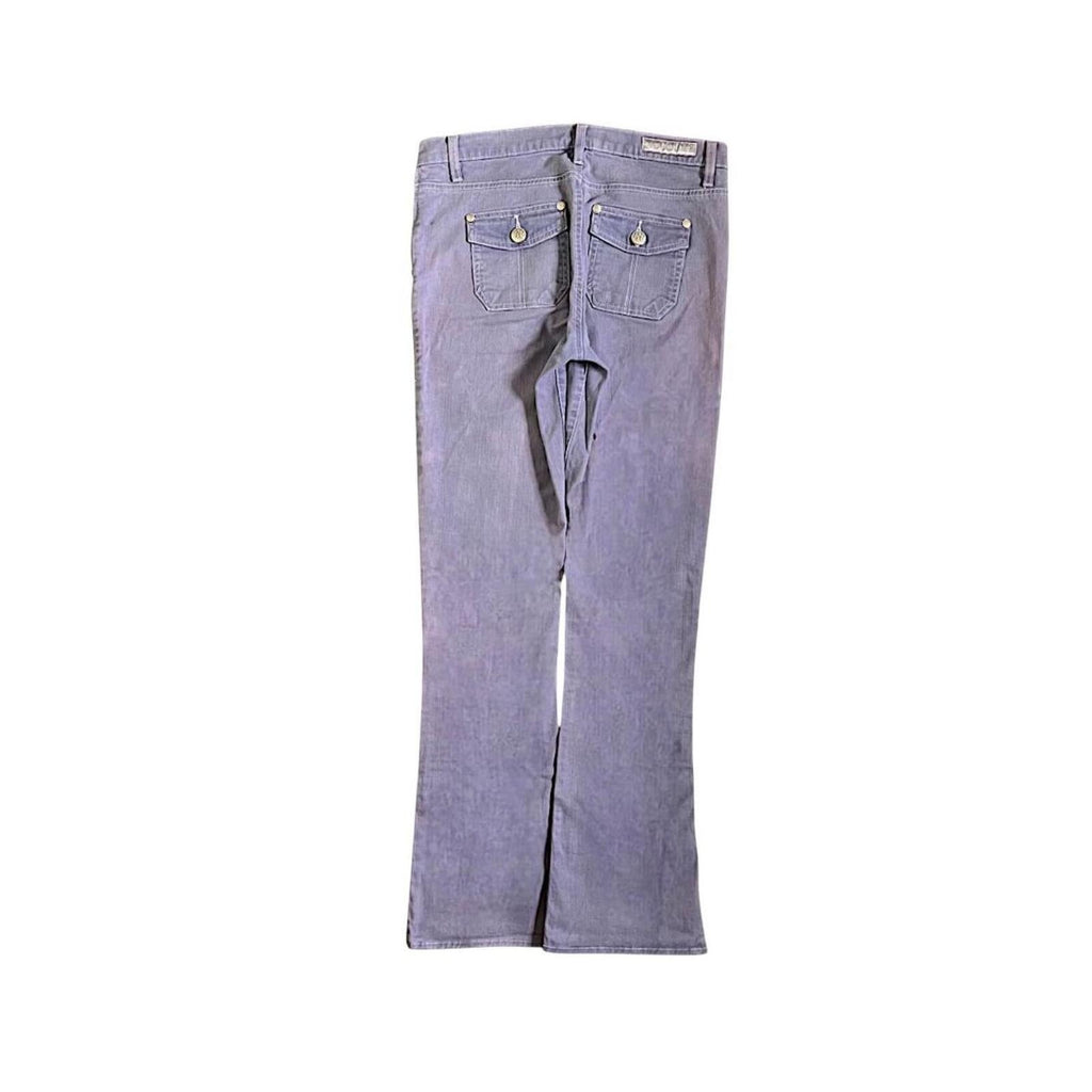 Rock & Republic Women's Edie Micro Flare Denim Lavender Y2K Vintage UK10