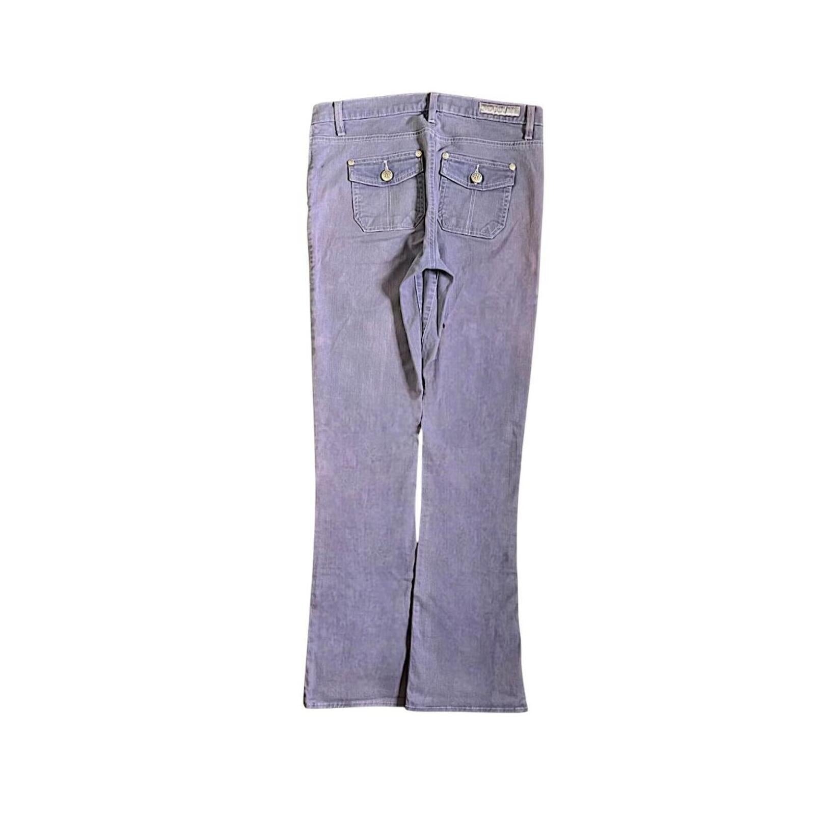 Rock & Republic Women's Edie Micro Flare Denim Lavender Y2K Vintage UK10