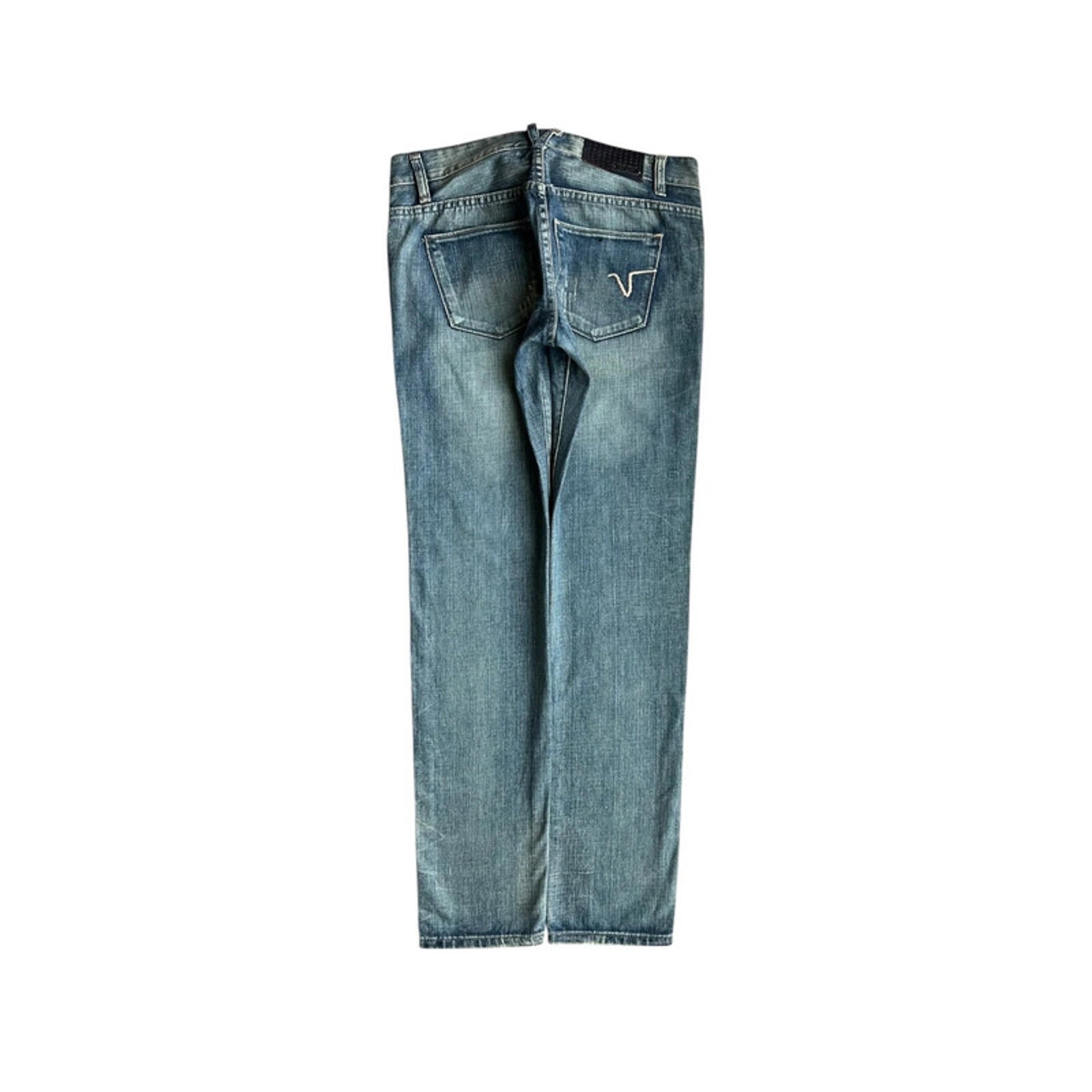 Von Dutch Vintage Y2K Women's Chic Low Rise Slim Denim Jeans 4