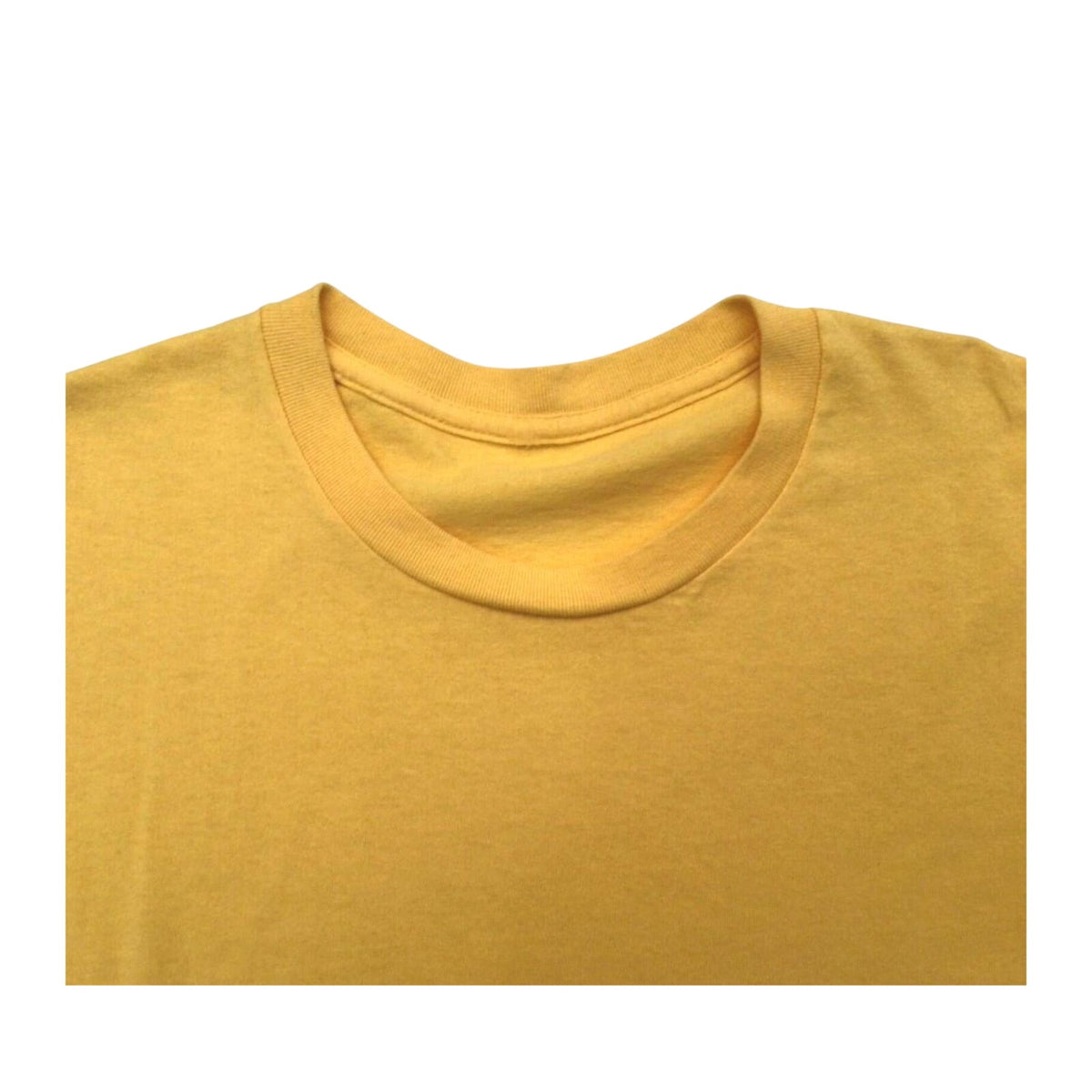 Casual Short Sleeve T Shirt Yellow 2XL