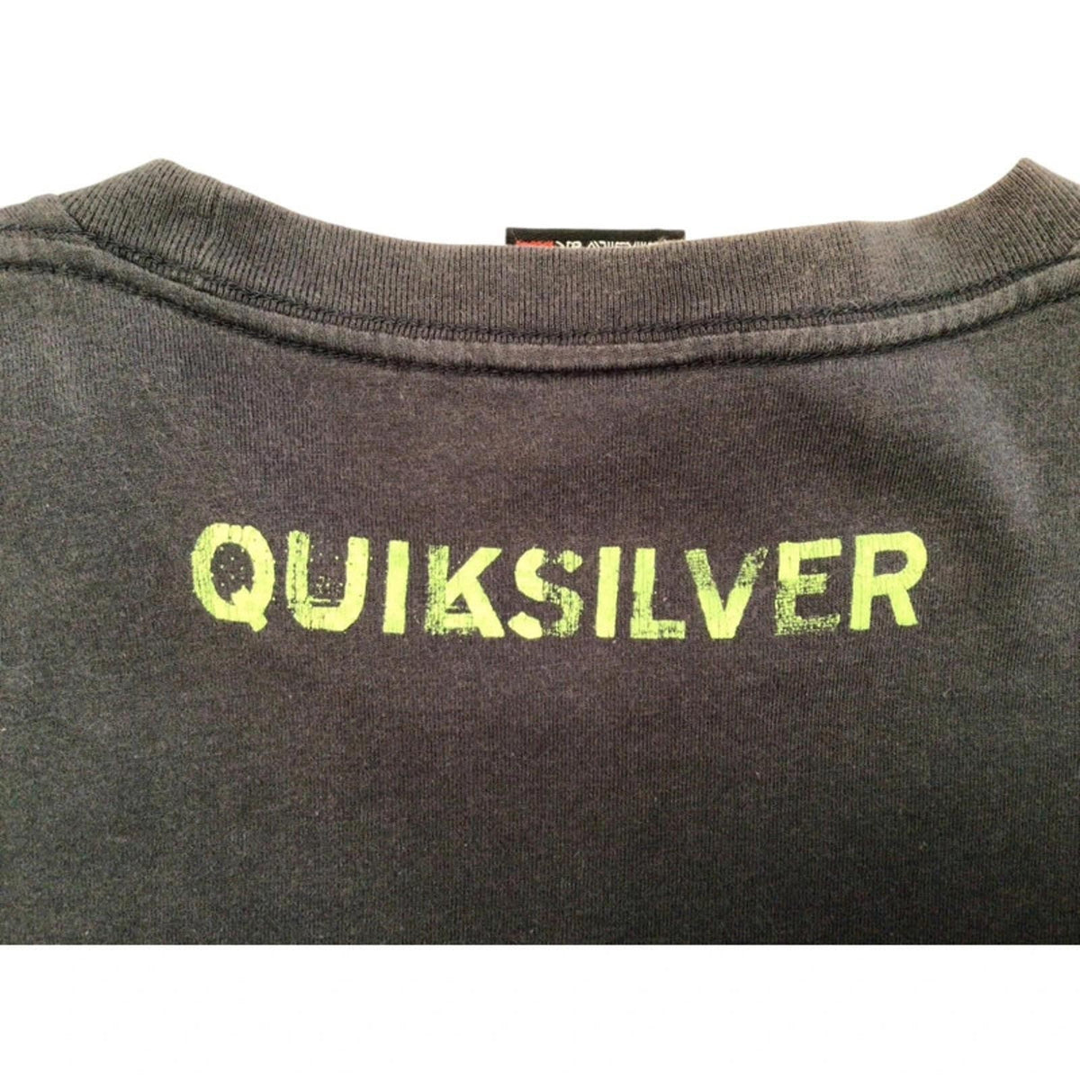 Quiksilver Men's Y2K Surf Short Sleeve Graphic T Shirt Black L