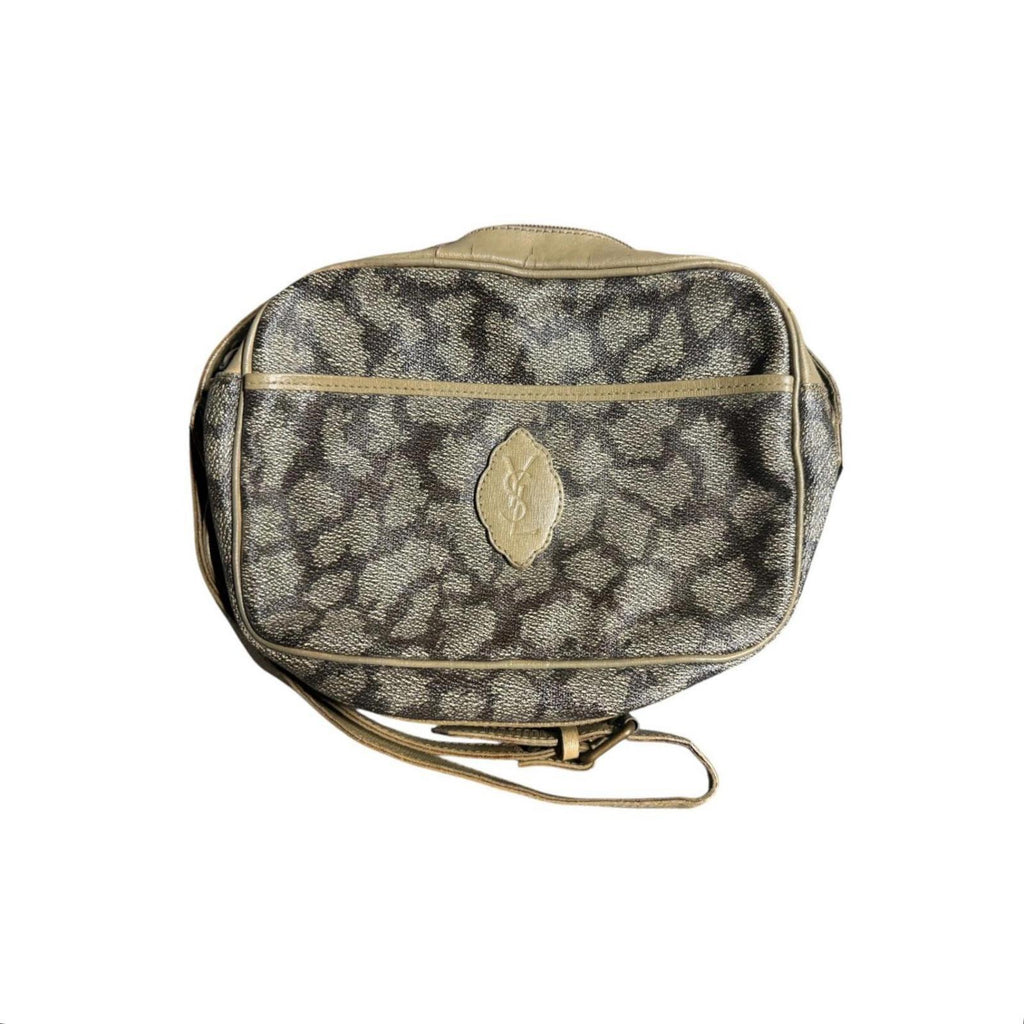 Yves Saint Laurent Vintage 1980s Giraffe Print Shoulder Bag