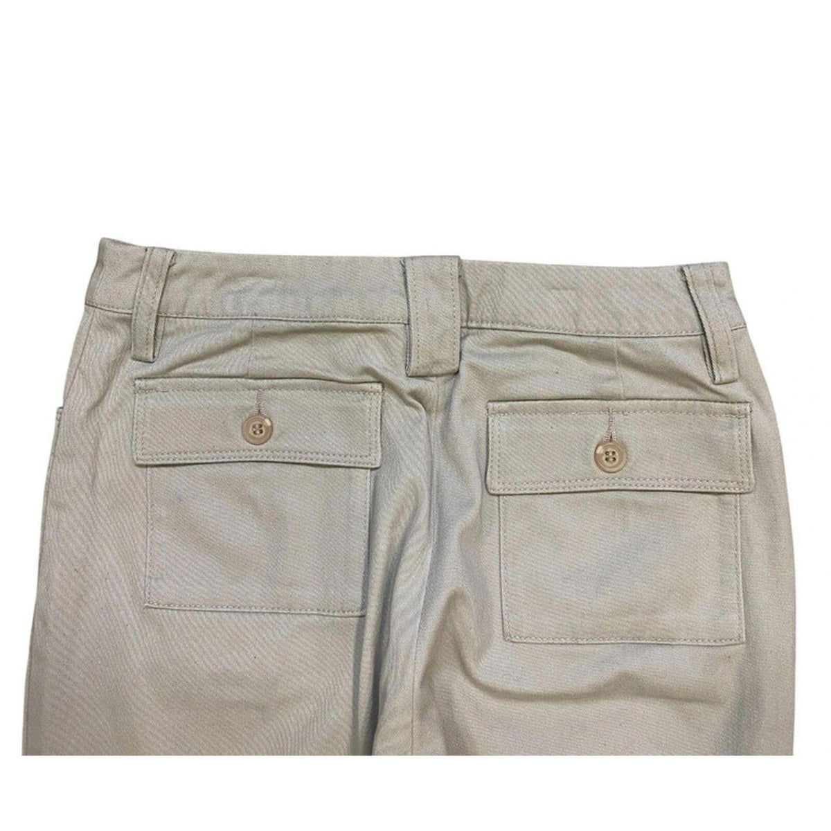Japanese Vintage Flared Cargo Khaki Pant Beige 4